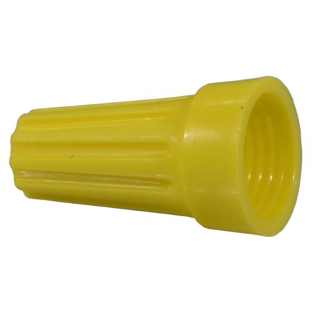 MIDWEST FASTENER #18 to #12 Yellow Plastic Twist-on Wire Connector, s 20PK 64171
